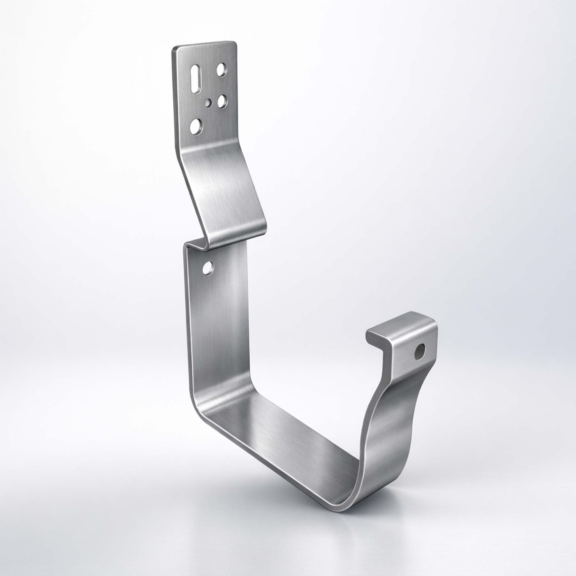 Крепление прямоугольного водостока 186х80 толщ.4,0мм RAL 3005