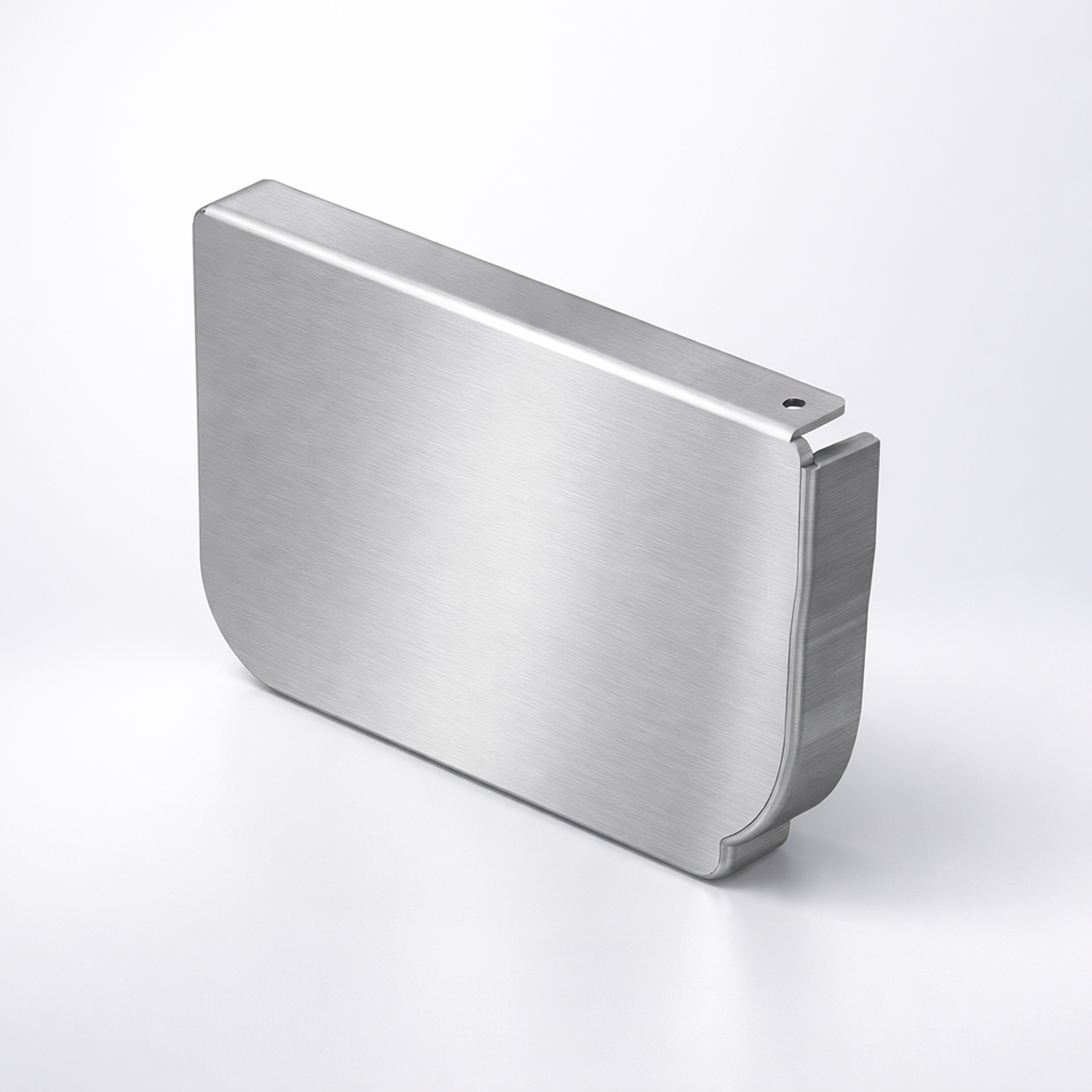 Заглушка прямоугольного водостока Правая толщ.0,6мм RAL 3005