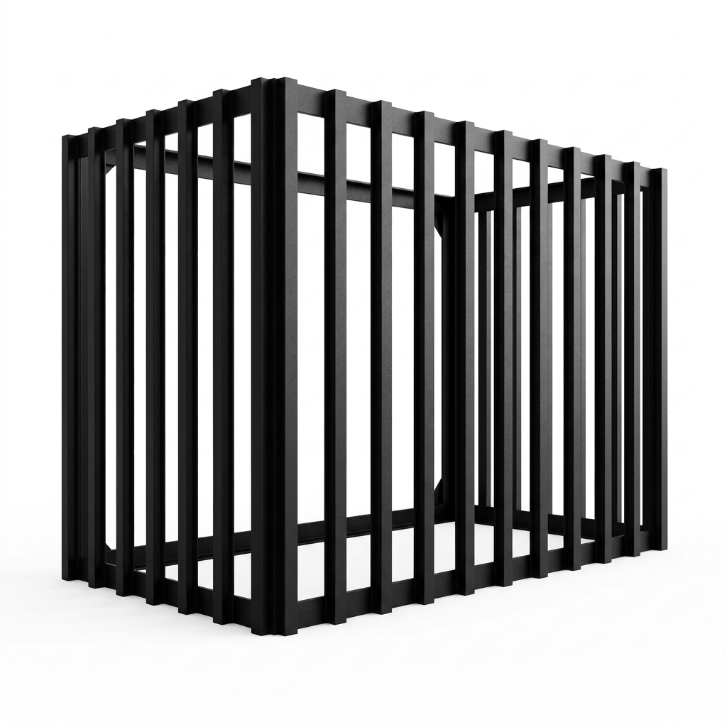 Корзина для кондиционера с вертикальными ламелями