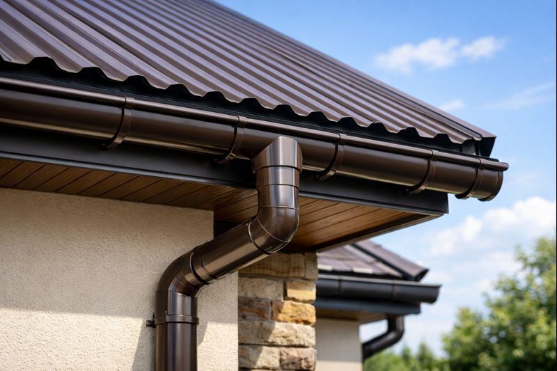 Водосток крыши частного дома: как выбрать систему 