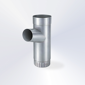 Тройник трубы водостока диаметр 190 мм L=2000мм RAL 6002