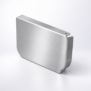 Заглушка прямоугольного водостока Левая толщ.0,6мм RAL 7004