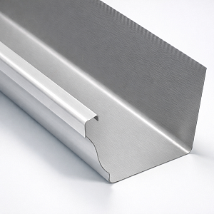 Прямоугольный водосток оцинкованный 346х240 толщ.0,6мм RAL 9010